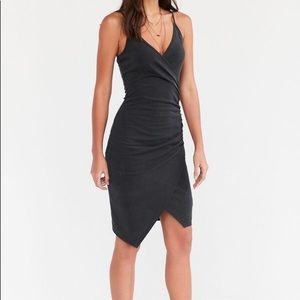 Silence + Noise ruched bodycon dress